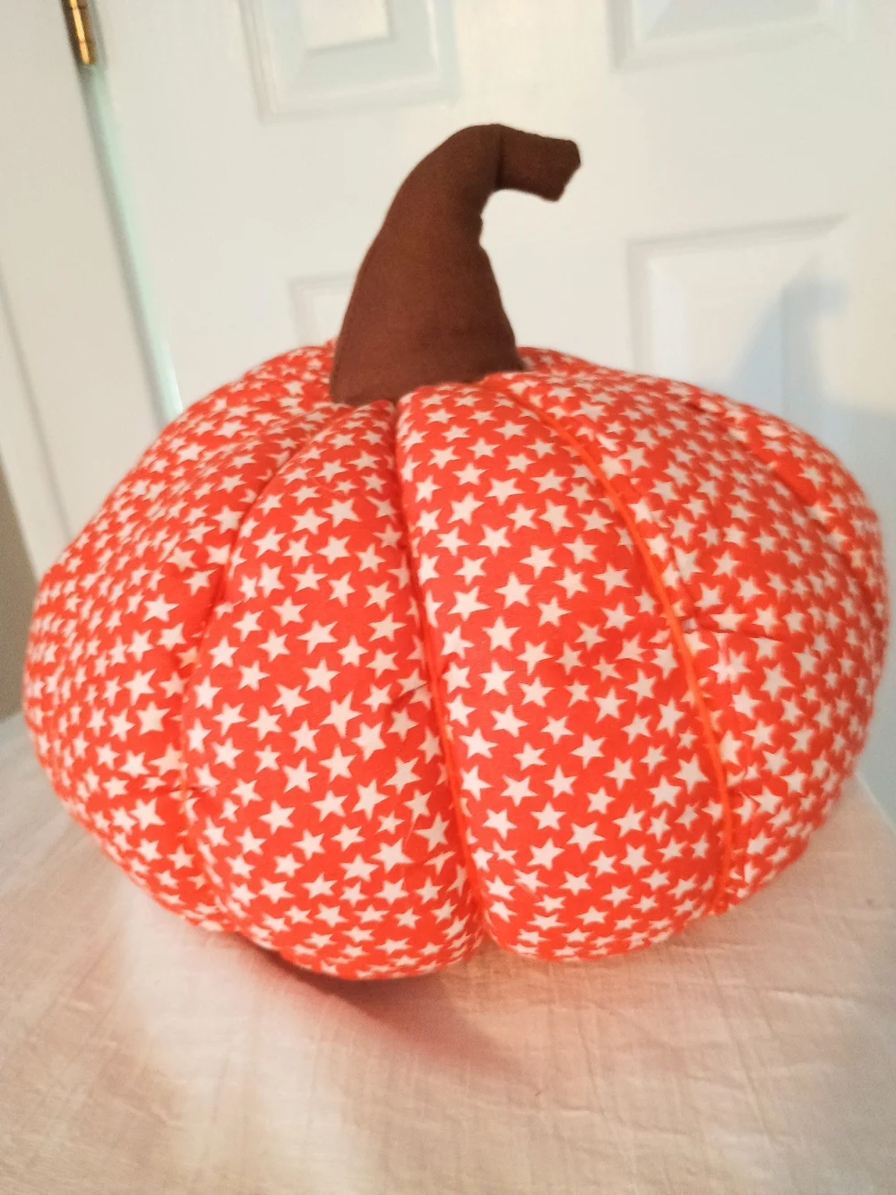 🍂 FALL VIBES 🍂 Handmade Pumpkin Pillow, Kitschy, Rustic Farmhouse, Farm Core